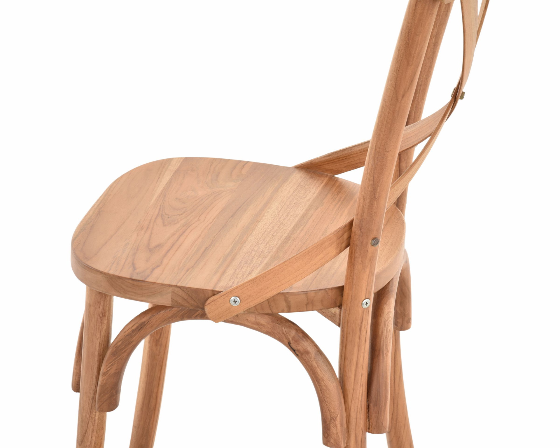 Esszimmerstuhl Classy aus Teak-Holz massiv im Bistrostil