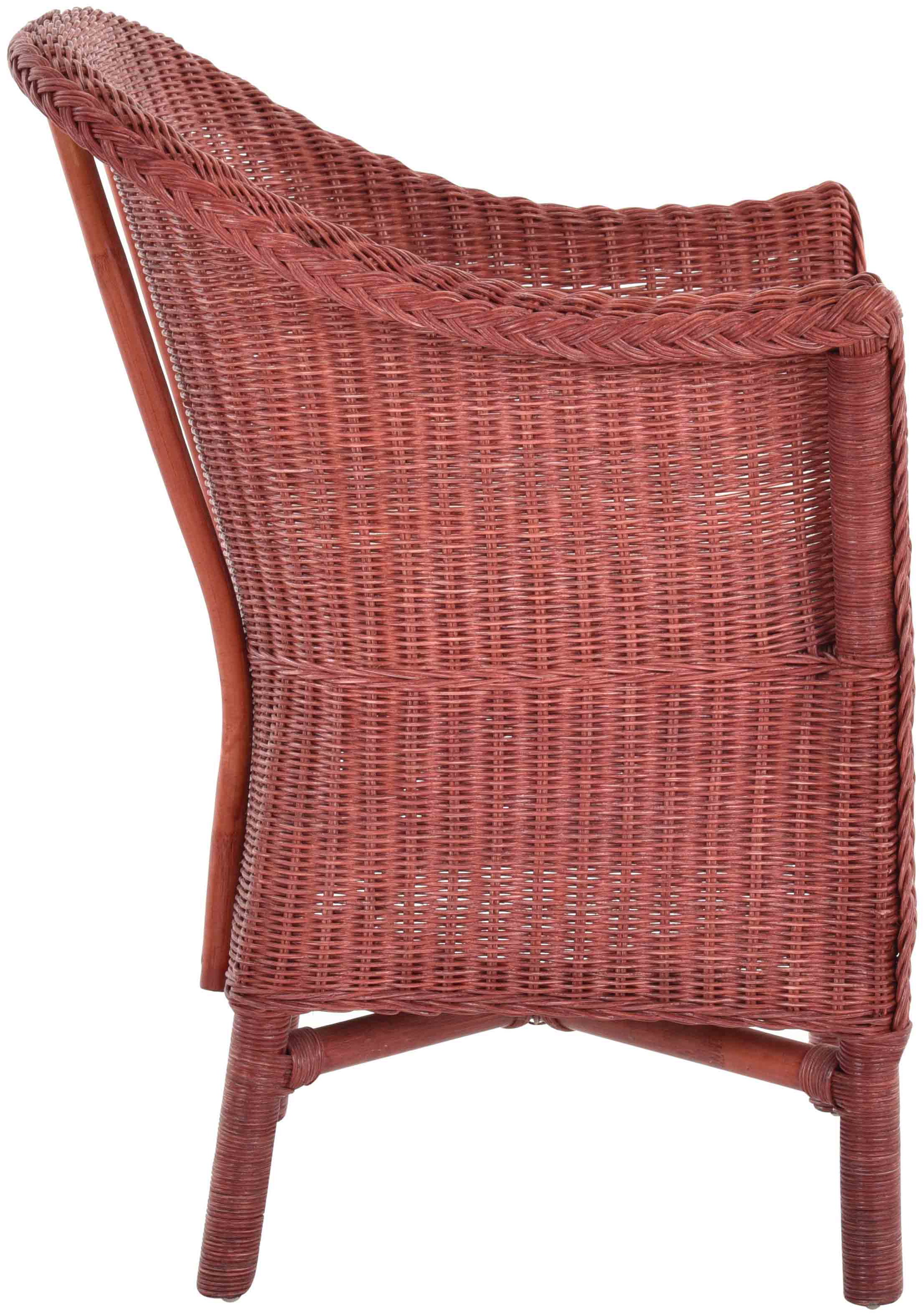 Geflochtener Esszimmerstuhl Korbsessel Bryan aus Rattan | Bordeaux