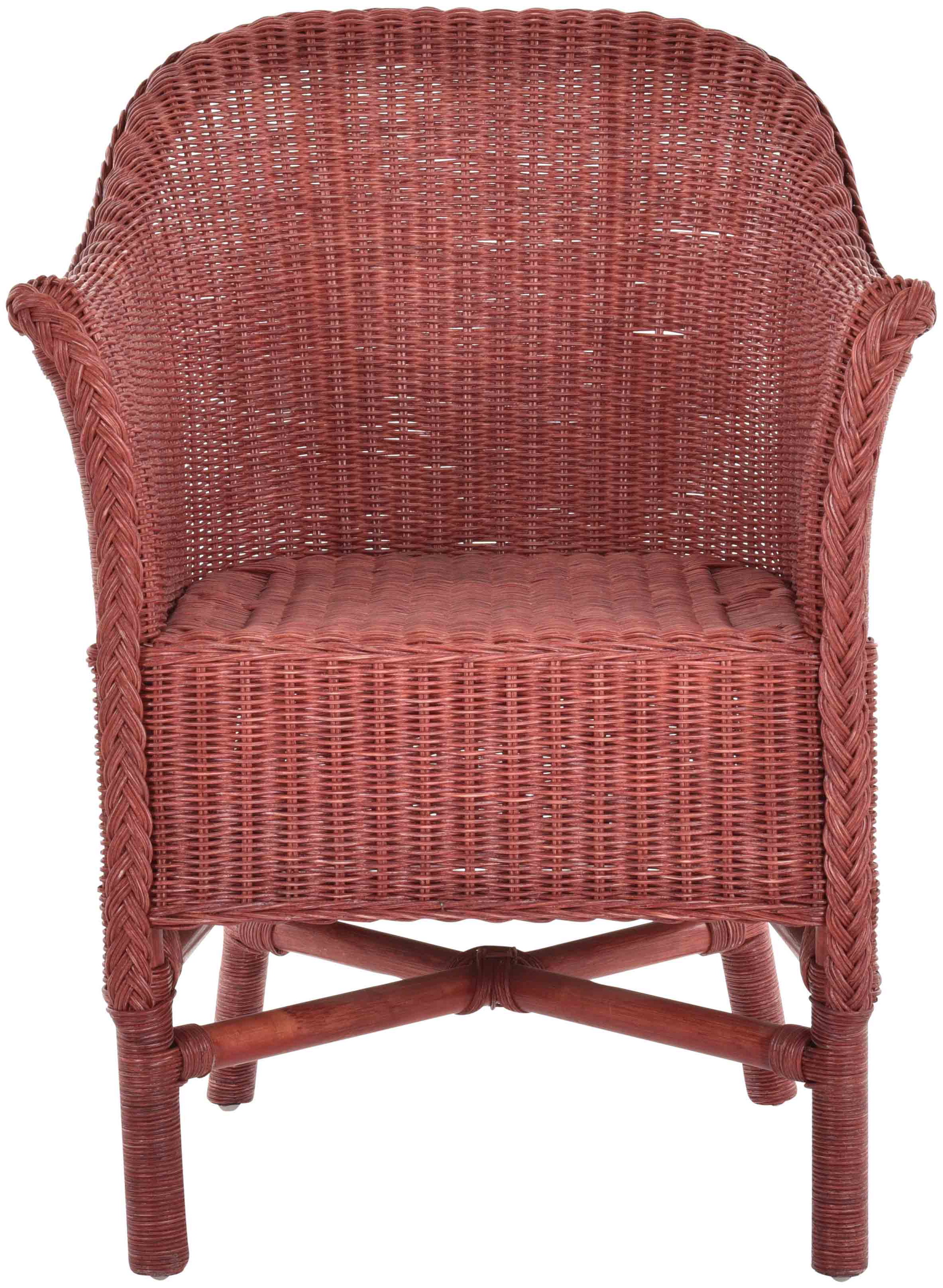 Geflochtener Esszimmerstuhl Korbsessel Bryan aus Rattan | Bordeaux