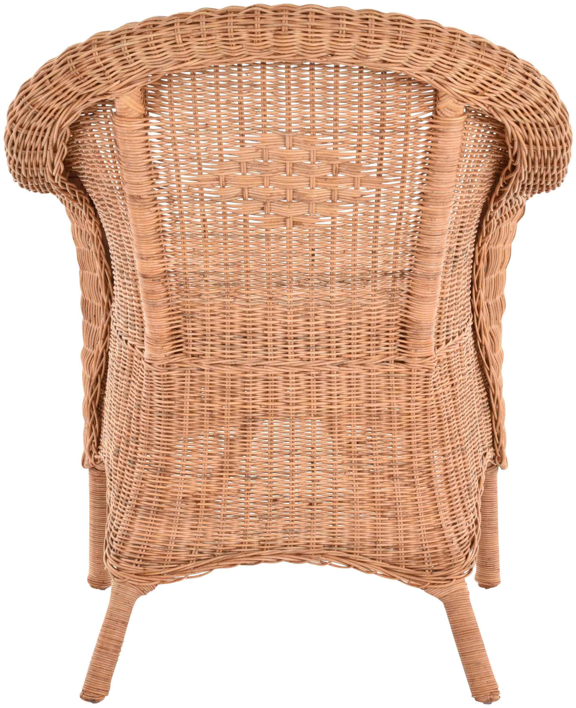 Geflochtener Korbsessel Primavera aus Rattan für Wintergarten & Esszimmer 2er Set | Boondott