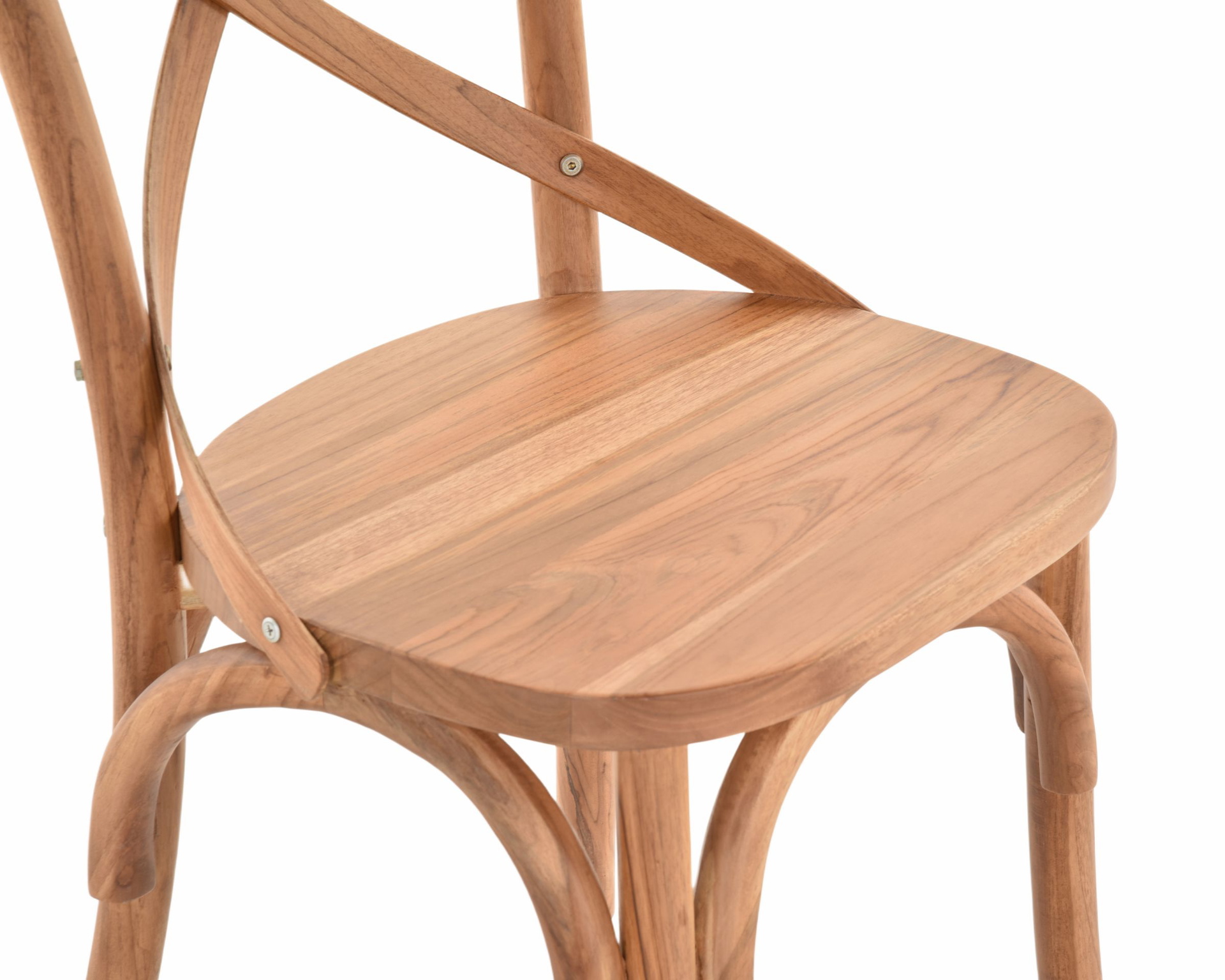 Esszimmerstuhl Classy aus Teak-Holz massiv im Bistrostil
