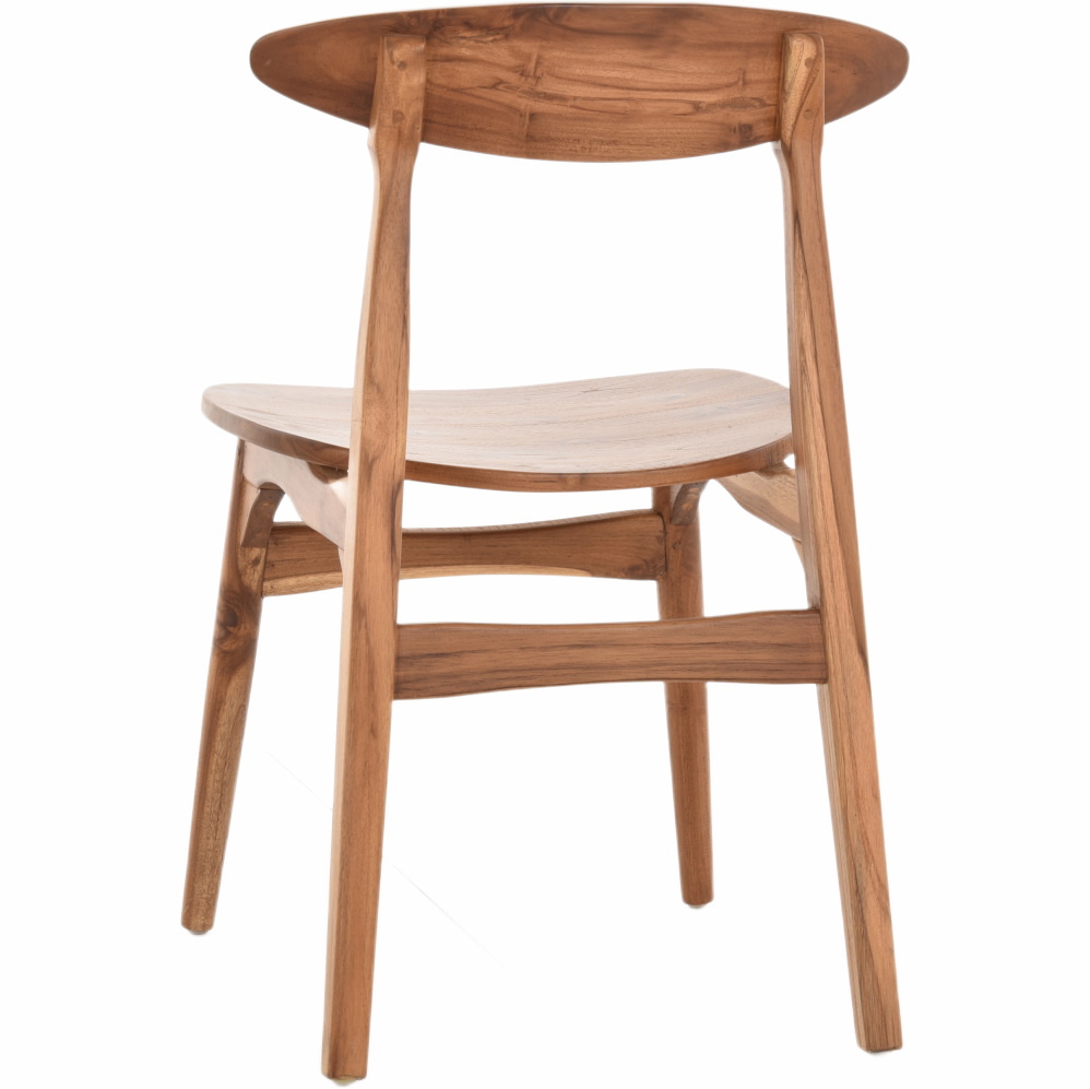 Moderne Esszimmer Stühle Dheli  aus Teak | Holzstühle