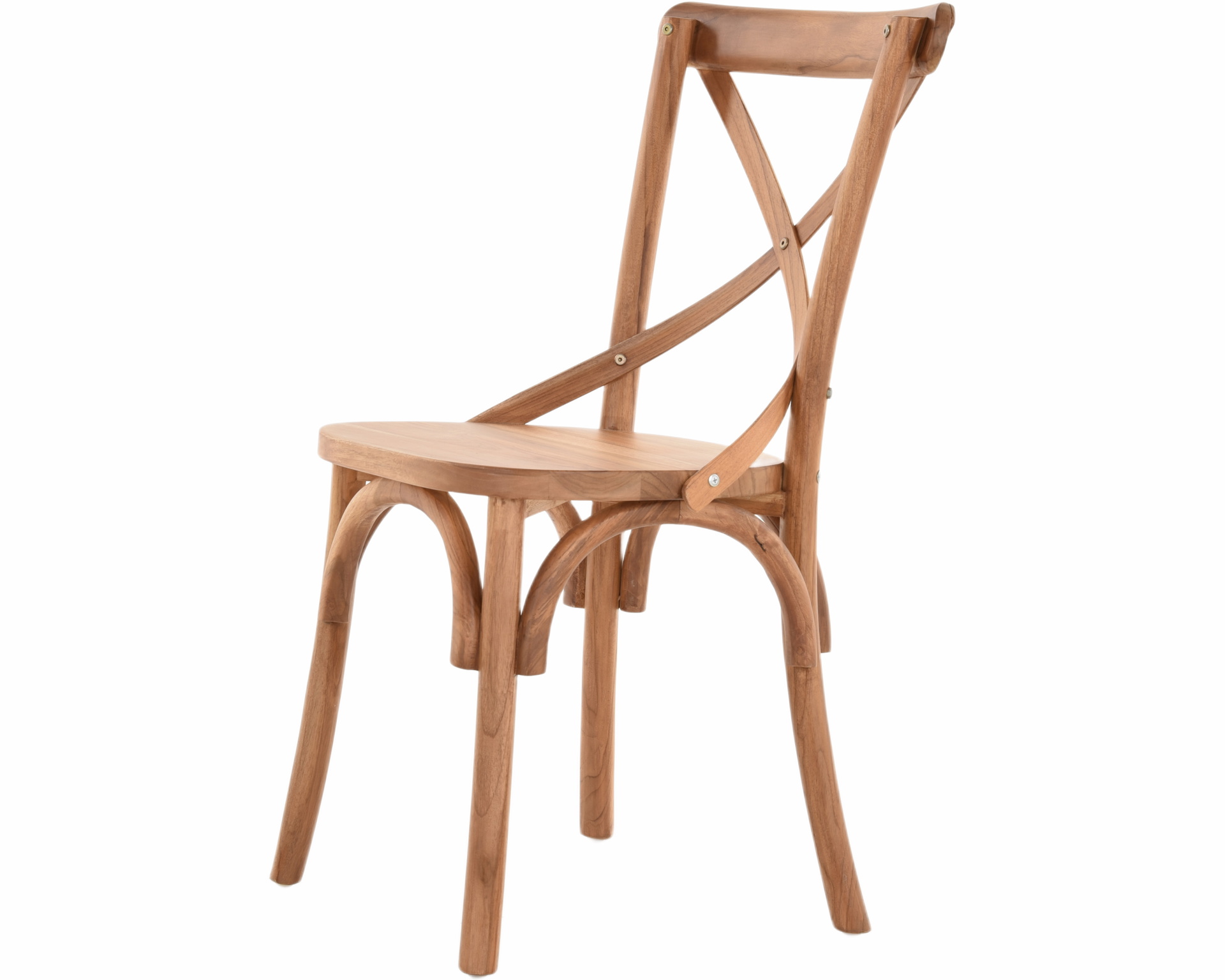 Esszimmerstuhl Classy aus Teak-Holz massiv im Bistrostil