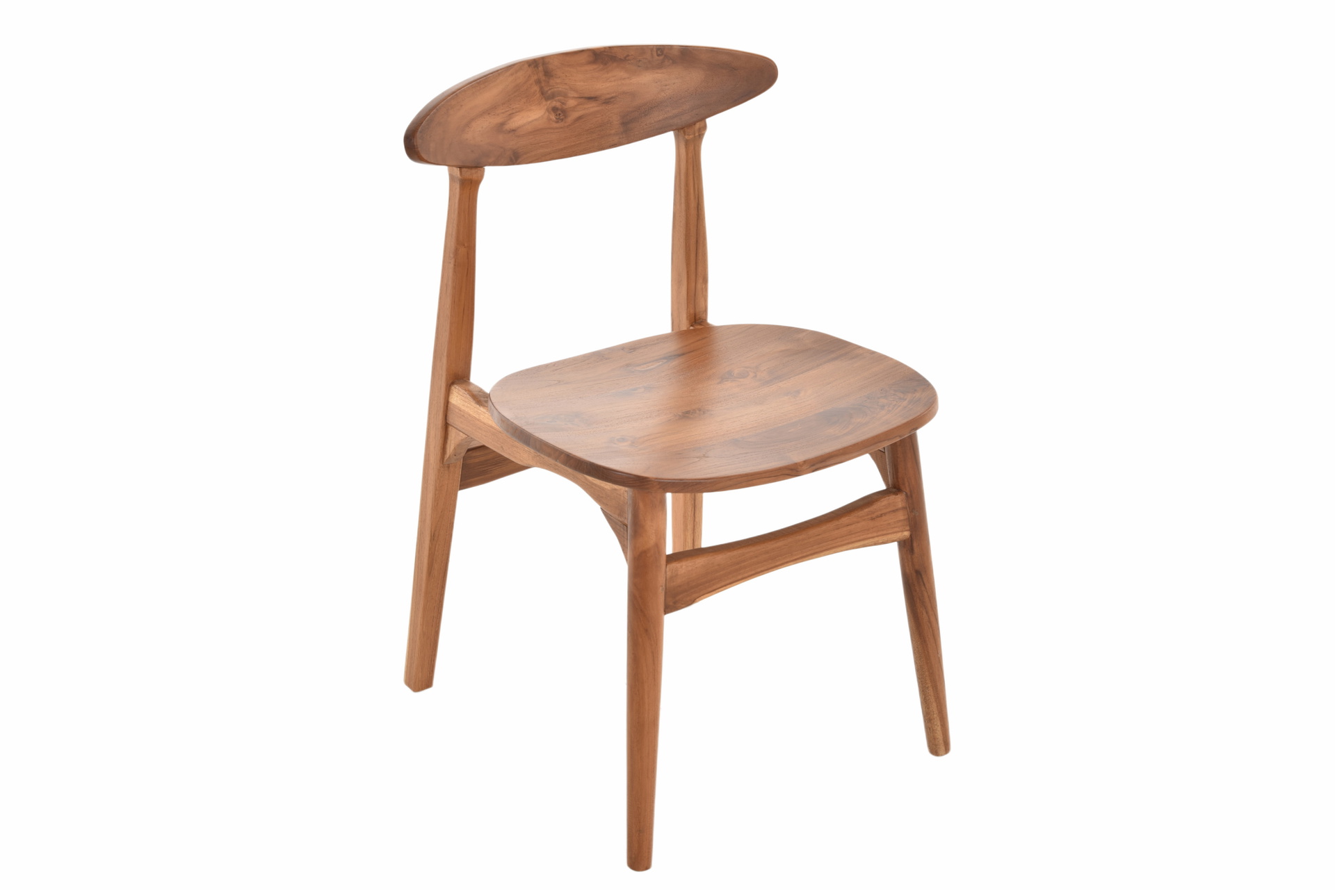 Moderne Esszimmer Stühle Dheli  aus Teak | Holzstühle
