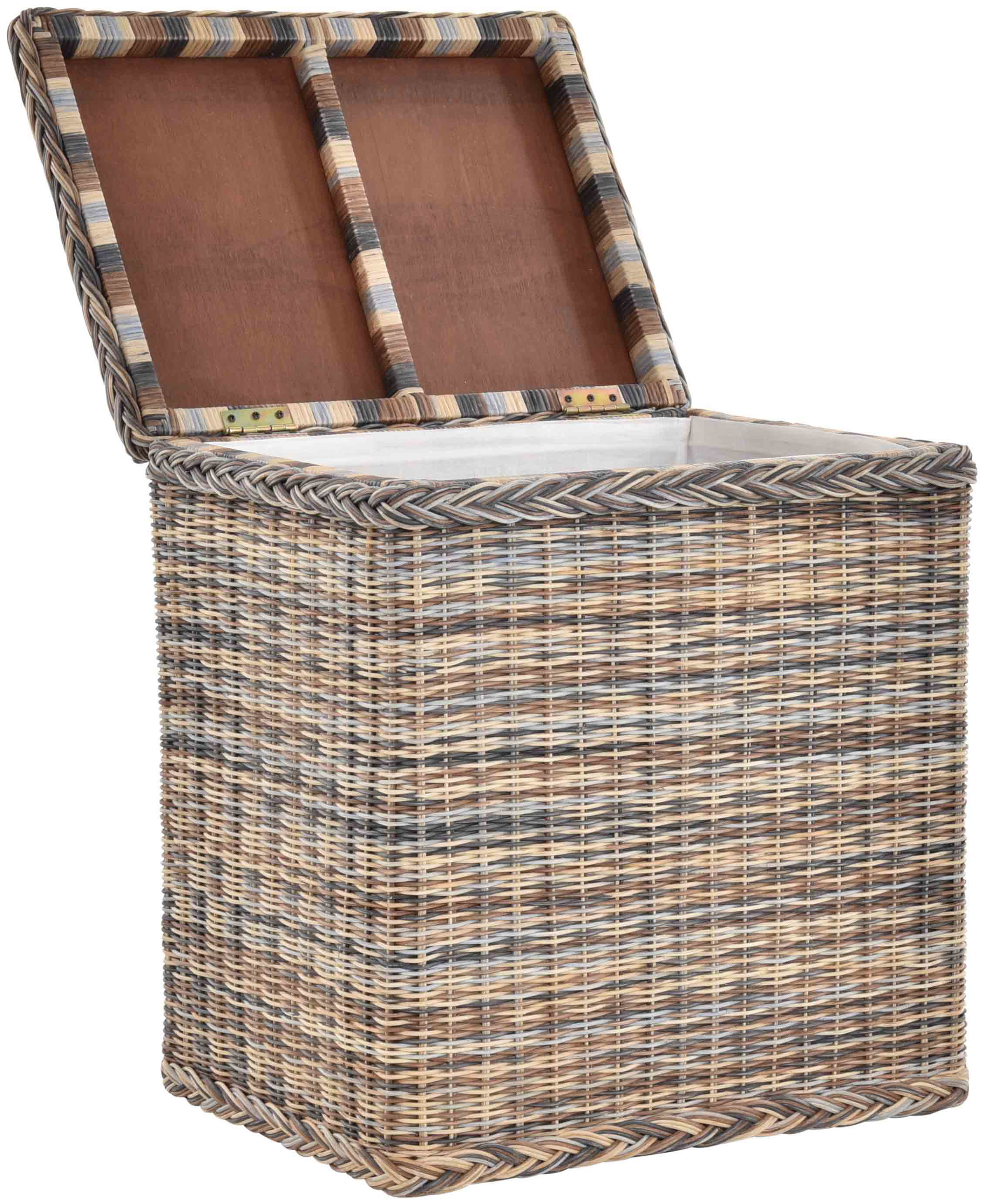 Wäschetruhe Rattan "Ike" Gross | Multicolor
