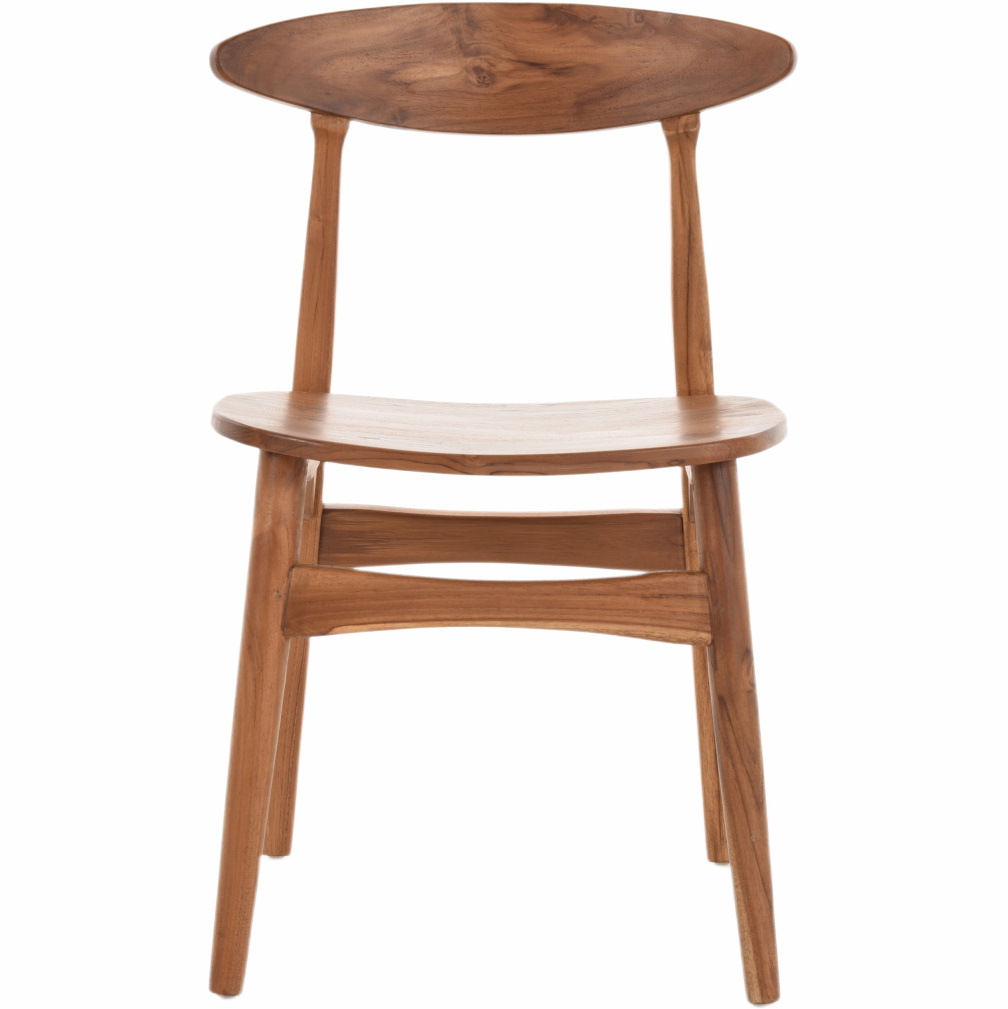 Moderne Esszimmer Stühle Dheli  aus Teak | Holzstühle