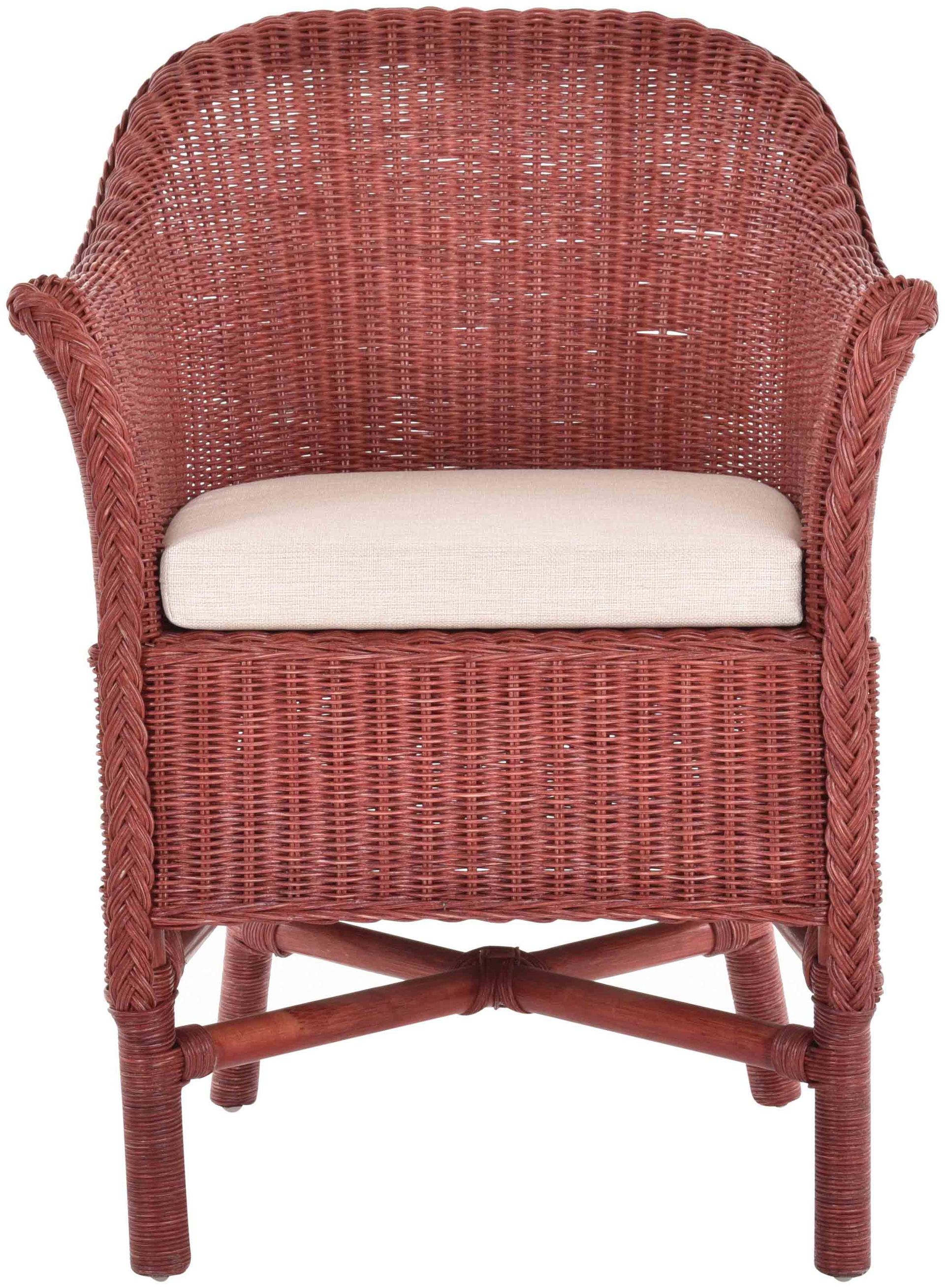 Geflochtener Esszimmerstuhl Korbsessel Bryan aus Rattan | Bordeaux