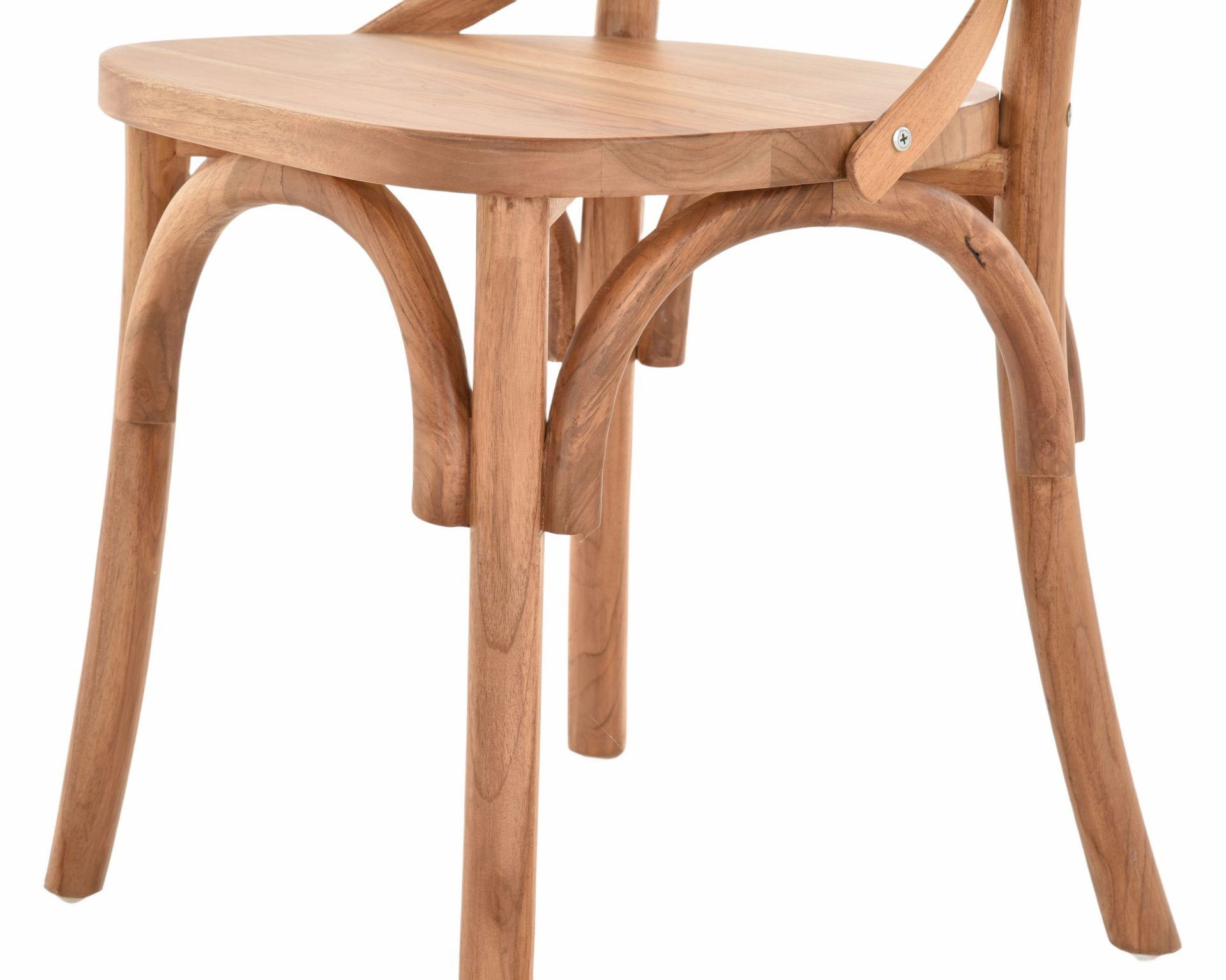 Esszimmerstuhl Classy aus Teak-Holz massiv im Bistrostil