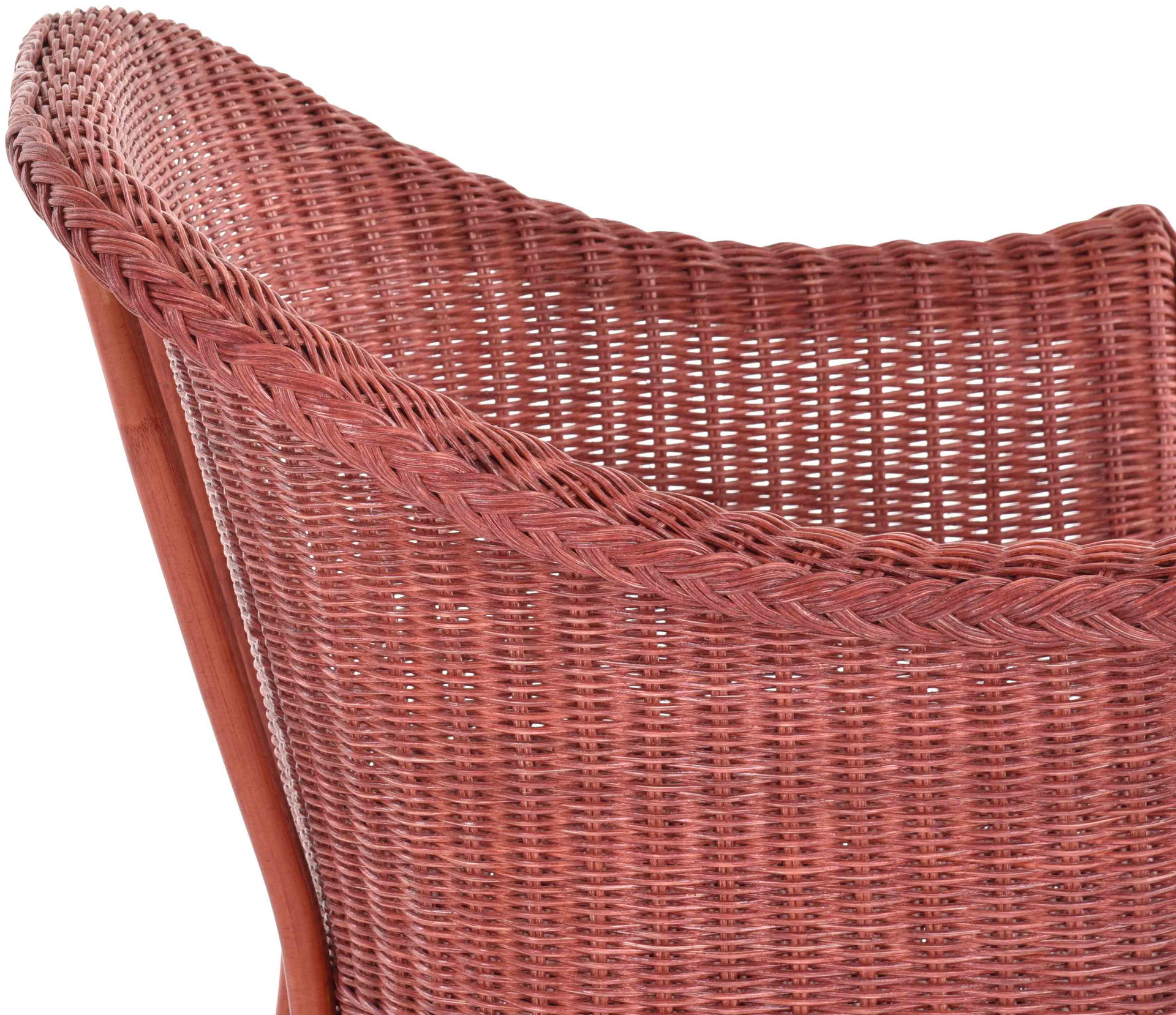 Geflochtener Esszimmerstuhl Korbsessel Bryan aus Rattan | Bordeaux