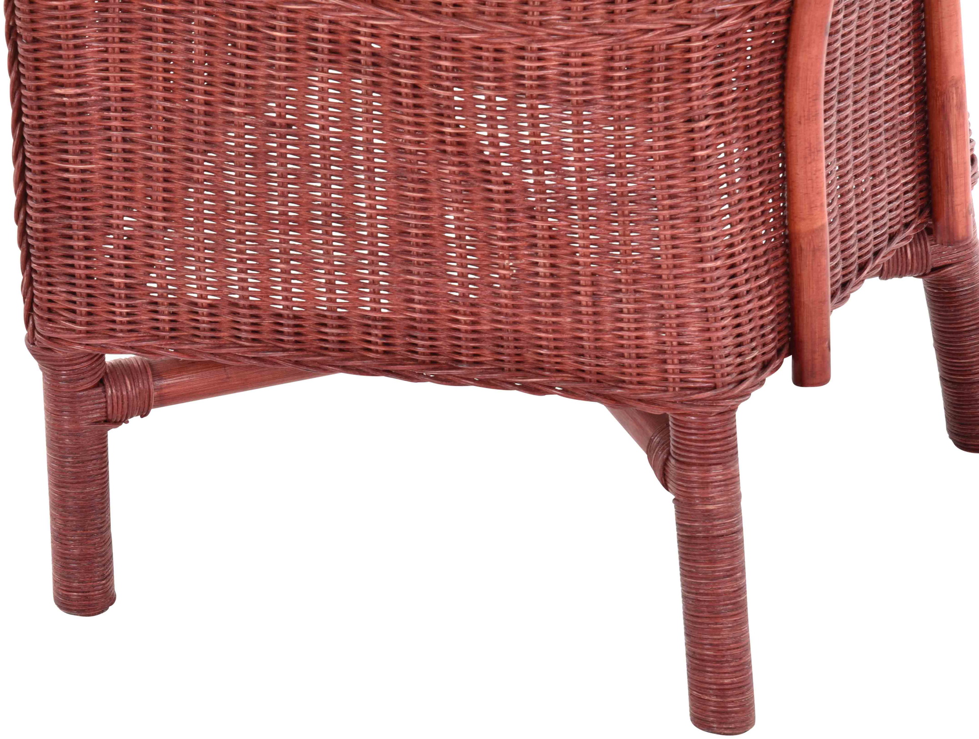 Geflochtener Esszimmerstuhl Korbsessel Bryan aus Rattan | Bordeaux