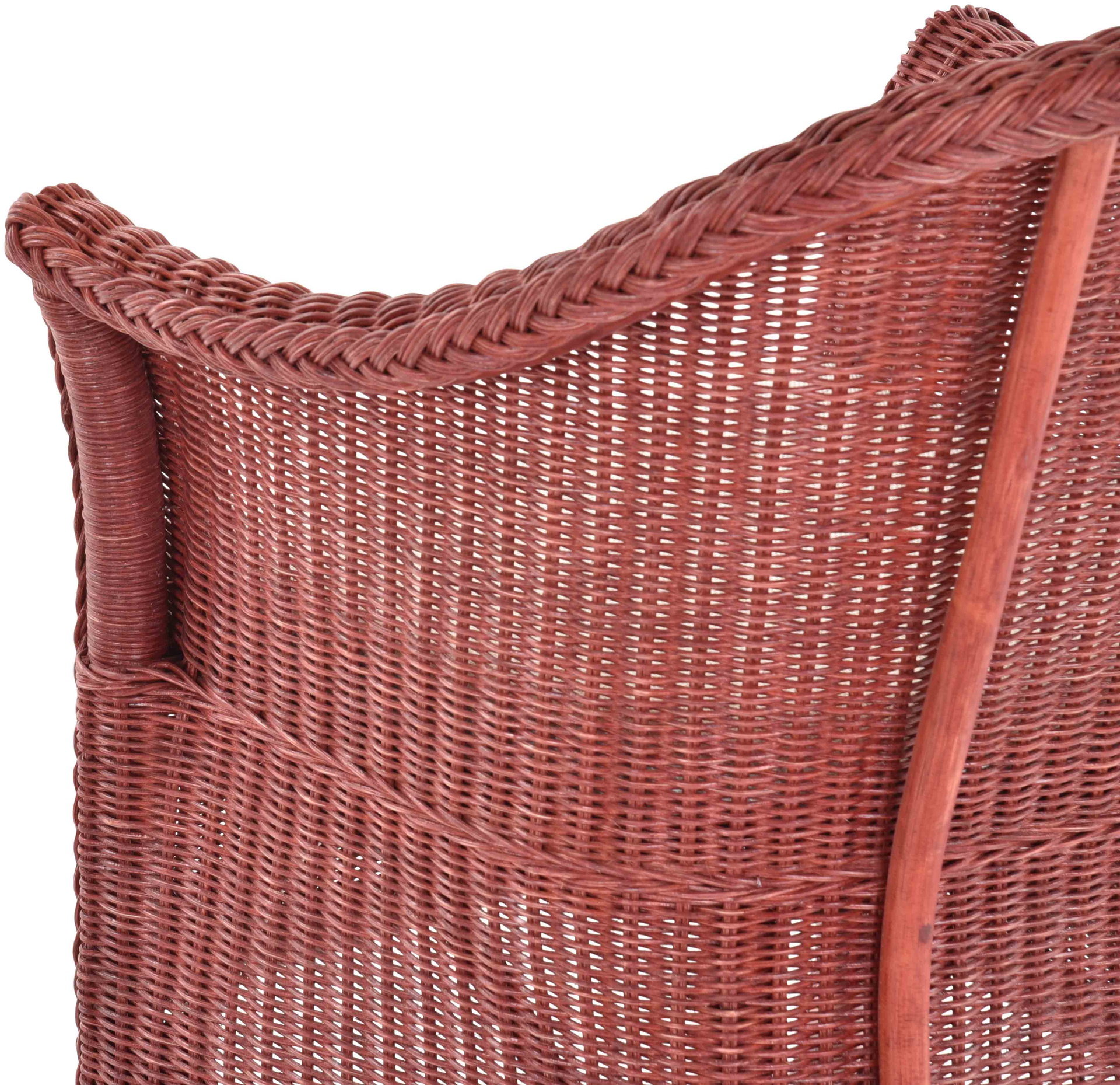 Geflochtener Esszimmerstuhl Korbsessel Bryan aus Rattan | Bordeaux