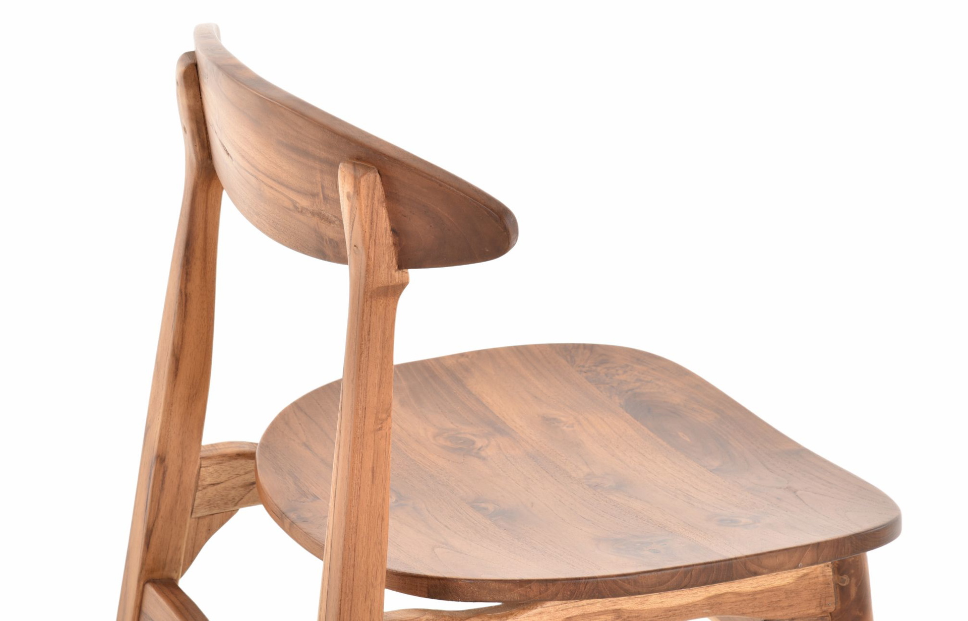 Moderne Esszimmer Stühle Dheli  aus Teak | Holzstühle