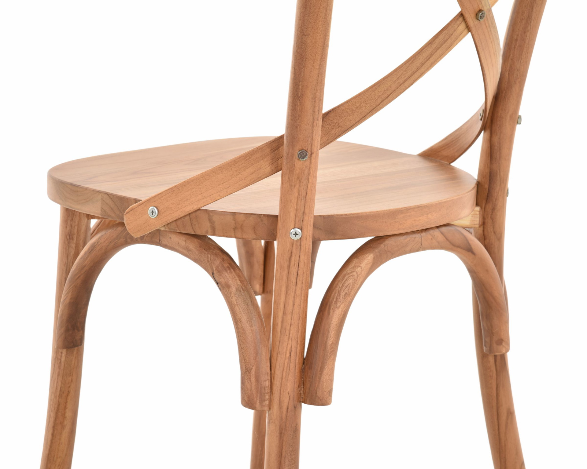 Esszimmerstuhl Classy aus Teak-Holz massiv im Bistrostil