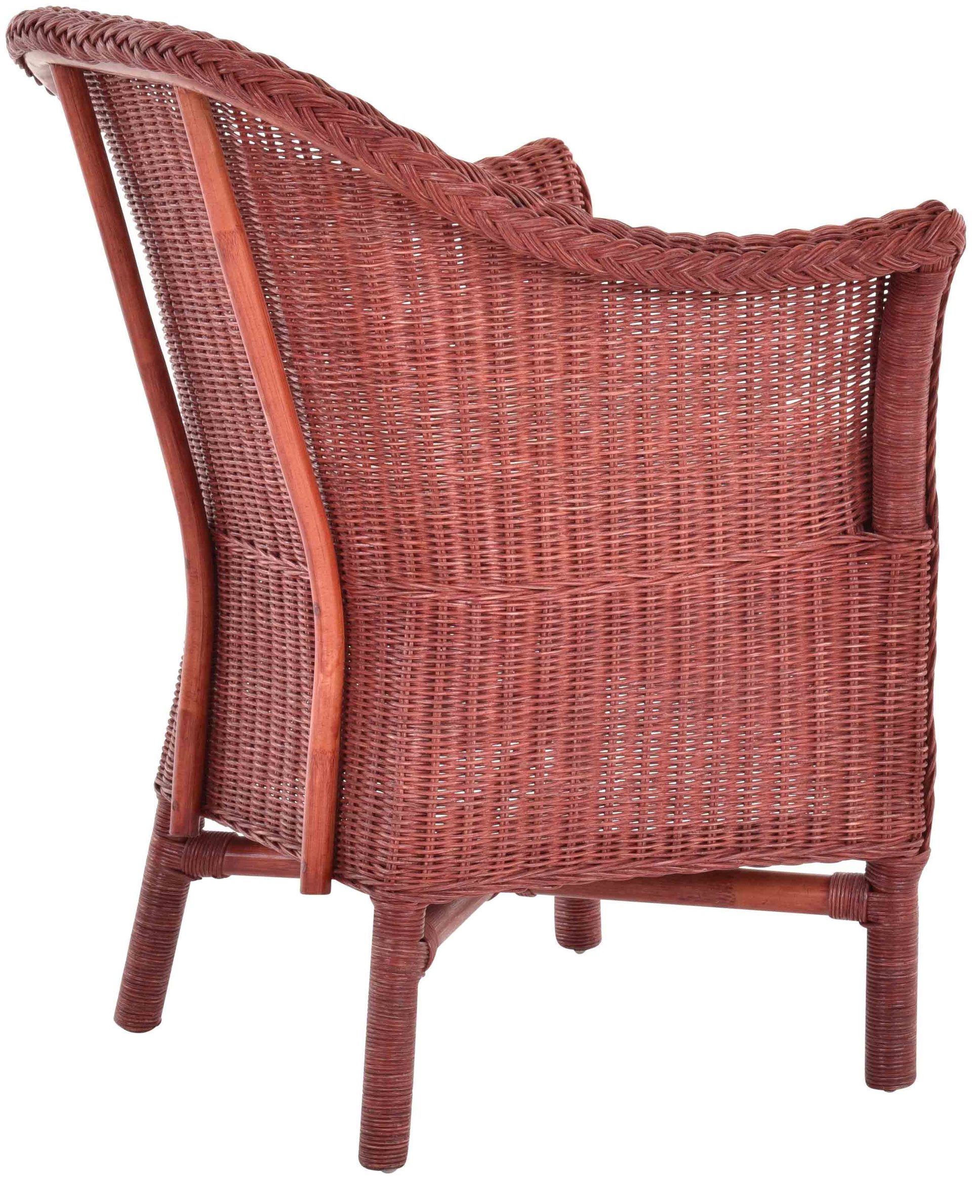 Geflochtener Esszimmerstuhl Korbsessel Bryan aus Rattan | Bordeaux