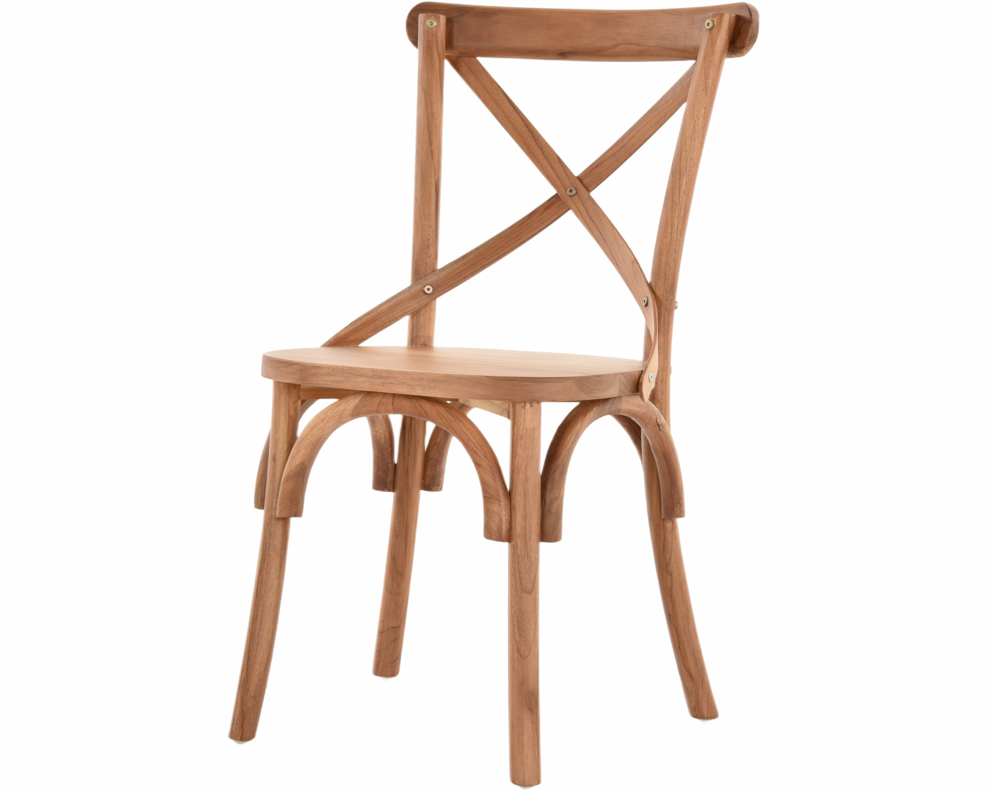 Esszimmerstuhl Classy aus Teak-Holz massiv im Bistrostil