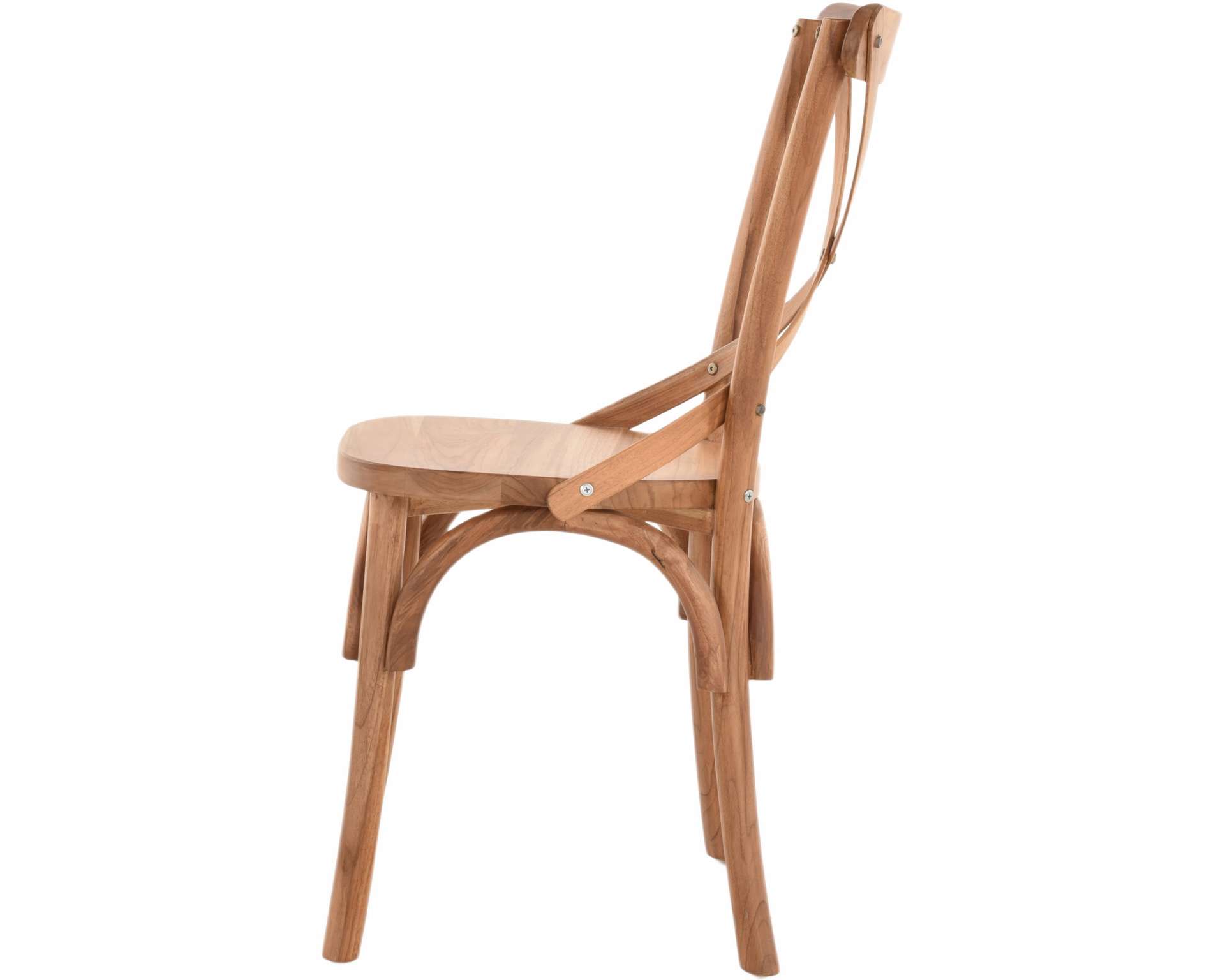 Esszimmerstuhl Classy aus Teak-Holz massiv im Bistrostil