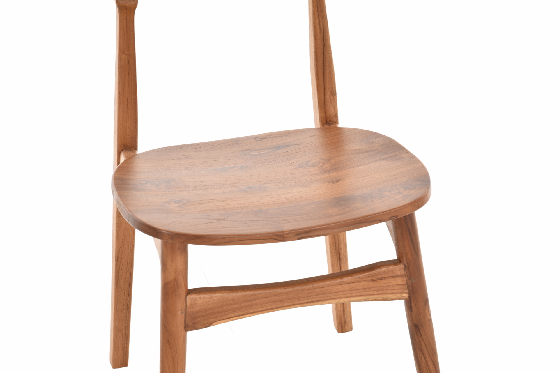 Moderne Esszimmer Stühle Dheli  aus Teak | Holzstühle