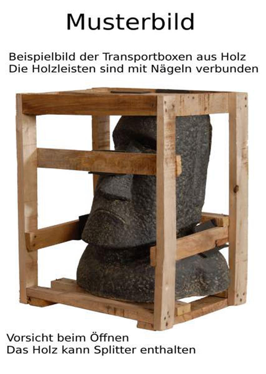 Wetterfeste Steinfigur meditierender Mönch Lotussitz 80cm